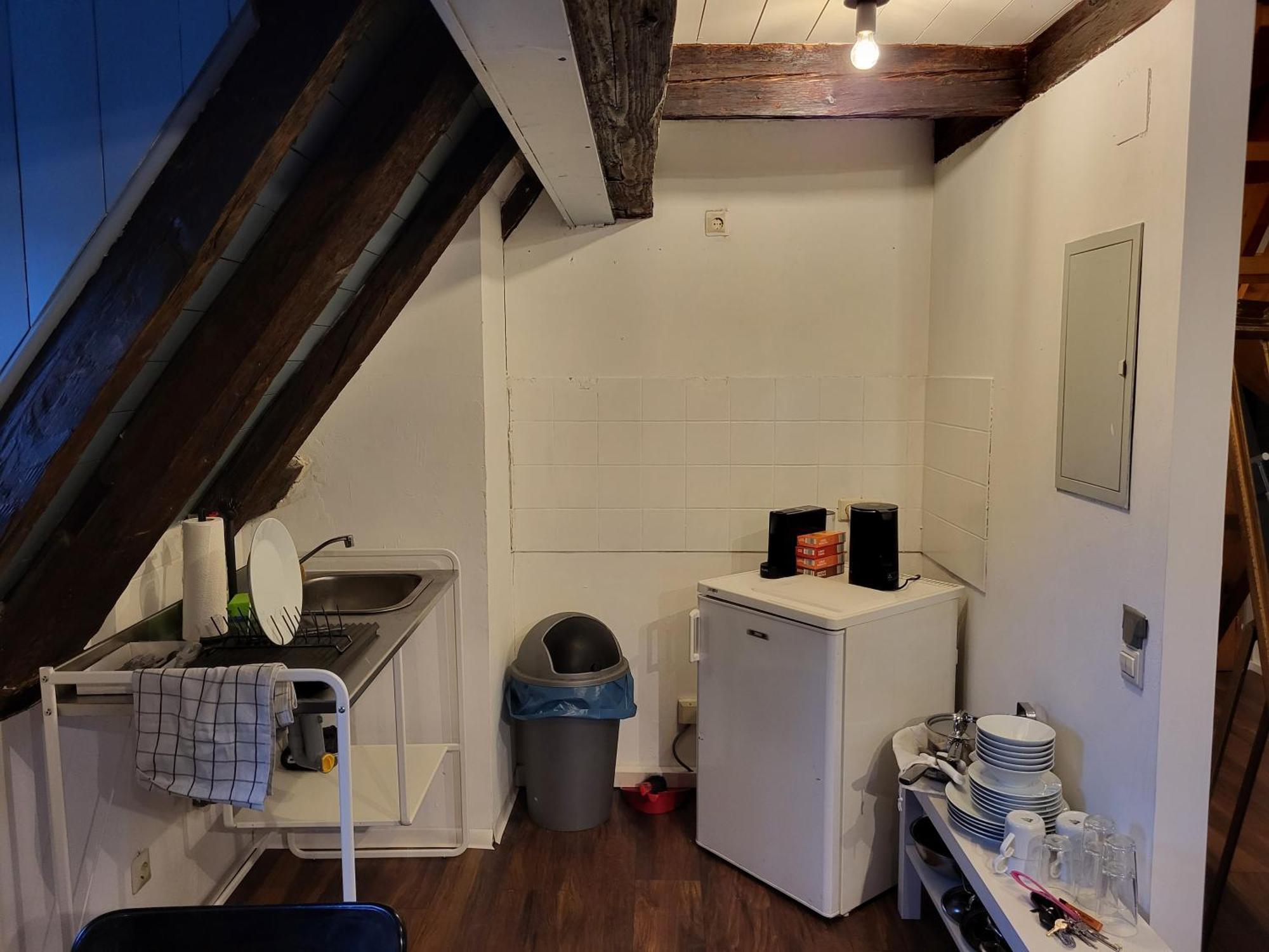 Fachwerk Maisonette In Nurtingen Bagian luar foto